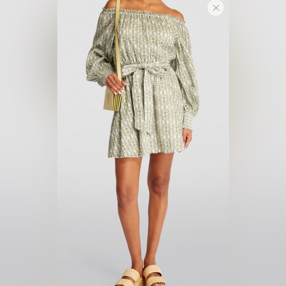 Alice + Olivia  Mary off the shoulder mini dress size Medium